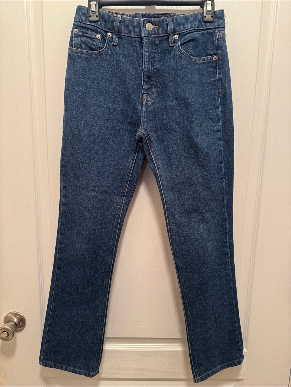 Lauren Ralph Lauren Women’s Straight-Leg Jeans in Dark Blue Denim - Size 4